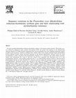 Research paper thumbnail of Sequence variations in the Plasmodium vivax dihydrofolate reductase-thymidylate synthase gene and their relationship with pyrimethamine resistance