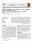 Research paper thumbnail of New records of early Middle Jurassic belemnites in the French Subalpine Basin and their paleobiogeographic significance