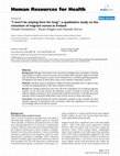 Research paper thumbnail of I won't be staying here for long": a qualitative study on the retention of migrant nurses in Ireland