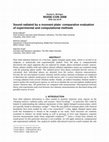 Research paper thumbnail of Sound Radiated by a Resonant Plate:Comparative Evaluation of Experimental and Computational Methods