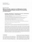 Research paper thumbnail of Effect of Antrodia camphorata on inflammatory arterial thrombosis-mediated platelet activation: The pivotal role of protein kinase C