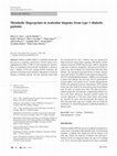 Research paper thumbnail of Metabolic fingerprints in testicular biopsies from type 1 diabetic patients