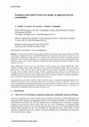 Research paper thumbnail of European Lead-cooled SYstem core design: an approach towards sustainability