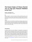 Research paper thumbnail of The Daoist Origins of Chinese Martial Arts in Taiji Quan Manuals published in the West