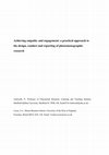 Research paper thumbnail of Achieving empathy and engagement: a practical approach to the design, conduct and reporting of phenomenographic research (2000)