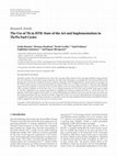 Research paper thumbnail of The use of Th in HTR: State of the art and implementation in Th/Pu fuel cycles