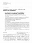 Research paper thumbnail of Preliminary Evaluation of a Nuclear Scenario Involving Innovative Gas Cooled Reactors