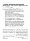 Research paper thumbnail of Ultrasound biomicroscopy and scheimpflug photography of angle-supported phakic intraocular lens for high myopia