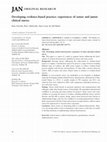 Research paper thumbnail of Developing evidence-based practice: experiences of senior and junior clinical nurses