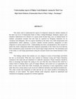 Research paper thumbnail of Understanding Aspect of Filipino Youth Religiosity