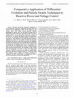 Research paper thumbnail of Comparative Application of Differential Evolution and Particle Swarm Techniques to Reactive Power and Voltage Control