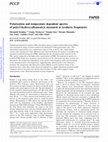 Research paper thumbnail of Polarization and temperature dependent spectra of poly(3-hydroxyalkanoate)s measured at terahertz frequencies