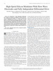 Research paper thumbnail of High-speed silicon modulators with slow-wave electrodes