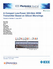 Research paper thumbnail of A Compact Low-Power 320-Gb/s WDM Transmitter Based on Silicon Microrings