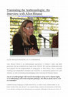 Research paper thumbnail of Translating the Anthropologist. An interview with Alice Binazzi