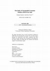 Research paper thumbnail of The Index of Sustainable Economic Welfare (ISEW) for Italy