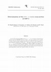 Research paper thumbnail of Determination of the $e^+e^- \to \gamma \gamma$ cross-section at LEP2