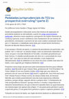 Research paper thumbnail of Thiago Pádua - Pedaladas Jurisprudenciais do TCU ou Prospective Overruling (Parte 2).