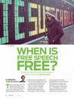 Research paper thumbnail of When is free speech free?