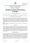 Research paper thumbnail of Modelling Structures in Data Mining