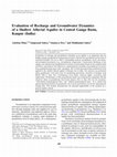 Research paper thumbnail of Evaluation of Recharge and Groundwater Dynamics of a Shallow Alluvial Aquifer in Central Ganga Basin, Kanpur (India)