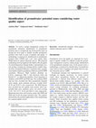 Research paper thumbnail of Identification of groundwater potential zones considering water quality aspect