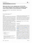 Research paper thumbnail of Differential effects of acute administration of SCH-23390, a D1 receptor antagonist, and of ethanol on swimming activity, anxiety-related responses, and neurochemistry of zebrafish