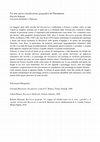 Research paper thumbnail of Per una nuova classificazione geografica del Decameron