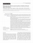 Research paper thumbnail of Mucin genes have different expression patterns in healthy and diseased upper airway mucosa