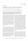 Research paper thumbnail of Complications of misuse of Bacillus Calmette-Guerin