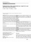 Research paper thumbnail of Endometriosis of the groin hernia sac: report of a case and review of the literature