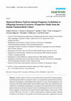 Research paper thumbnail of Maternal Dietary Patterns during Pregnancy in Relation to Offspring Forearm Fractures: Prospective Study from the Danish National Birth Cohort