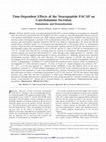 Research paper thumbnail of Time-Dependent Effects of the Neuropeptide PACAP on Catecholamine Secretion : Stimulation and Desensitization