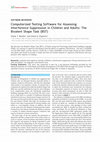 Research paper thumbnail of Computerized Testing Software for Assessing Interference Suppression in Children and Adults: The Bivalent Shape Task (BST)