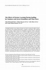 Research paper thumbnail of The Effects of Partner Learning During Spelling for Students With Severe Disabilities and Their Peers