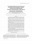 Research paper thumbnail of Cerebellar afferents from neurons in the extraocular motor nuclei: a fluorescent retrograde double-labeling study in the sheep