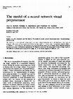 Research paper thumbnail of The model of a neural network visual preprocessor