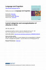 Research paper thumbnail of Lexical categories and conceptualization of olfaction in Amis