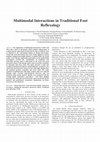 Research paper thumbnail of Multimodal Interactions in Traditional Foot Reflexology