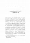 Research paper thumbnail of Nothingness and Science (A Propaedeutic)