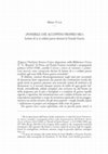 Research paper thumbnail of «Possibile che accoppino proprio me?». Lettere di (e a) soldati pavesi durante la Grande Guerra, in «Bollettino della Società Pavese di Storia Patria», a. CXV 2015, pp. 271-293.