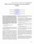 Research paper thumbnail of Noise Levels Around Queen Alia International Airport