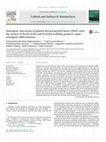 Research paper thumbnail of Synergistic interaction of platelet derived growth factor (PDGF) with the surface of PLLA/HA/Col and PLLA/HA scaffolds produces rapid osteogenic differentiation