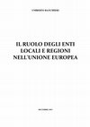 Research paper thumbnail of Il RUOLO DEGLI ENTI LOCALI E REGIONALI NELL'UNIONE EUROPEA