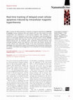 Research paper thumbnail of Real-time tracking of delayed-onset cellular apoptosis induced by intracellular magnetic hyperthermia