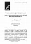 Research paper thumbnail of Obstáculos à compreensão do pensamento evolutivo: análise em livros didáticos de Biologia aprovados pelo PNLD 2012