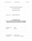 Research paper thumbnail of Coordinating for Life. Success and failure of Western European societies in coping with rural hazards and disasters, 1300-1800