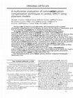 Research paper thumbnail of A multicenter evaluation of commercial attenuation compensation techniques in cardiac SPECT using phantom models