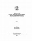 Research paper thumbnail of OPTIMASI RUTE MULTIPLE-TRAVELLING SALESMAN PROBLEM MELALUI PEMROGRAMAN INTEGER DENGAN METODE BRANCH AND BOUND