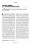 Research paper thumbnail of Maroc et Espagne: des relations peu littéraires?